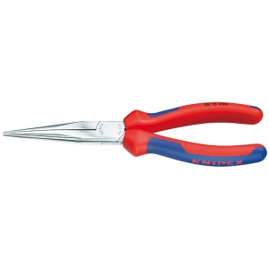 Knipex 38 15 200 Mechanics Pliers Rounded Jaws chrome-plated 200mm Grip Handle